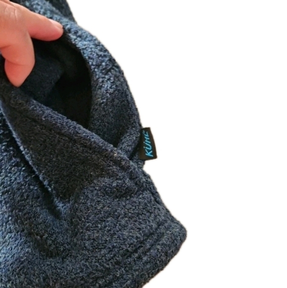 Kuhl Mens Navy Blue Alpaca Fleece Full-Zip Warm Ourdoor Sweater Kashmira L - Picture 6 of 11
